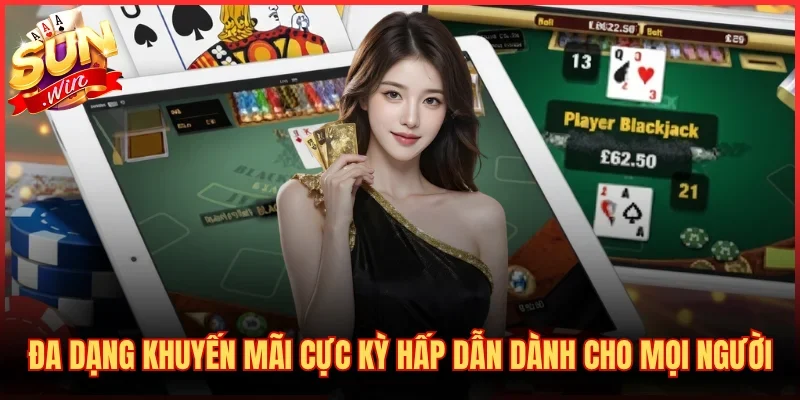 Đa dạng khuyến mãi cực kỳ hấp dẫn dành cho mọi người chơi