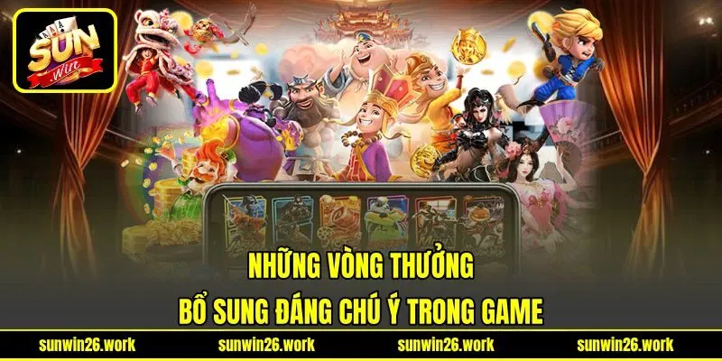 Những vòng thưởng bổ sung đáng chú ý trong game Những vòng thưởng bổ sung đáng chú ý trong game